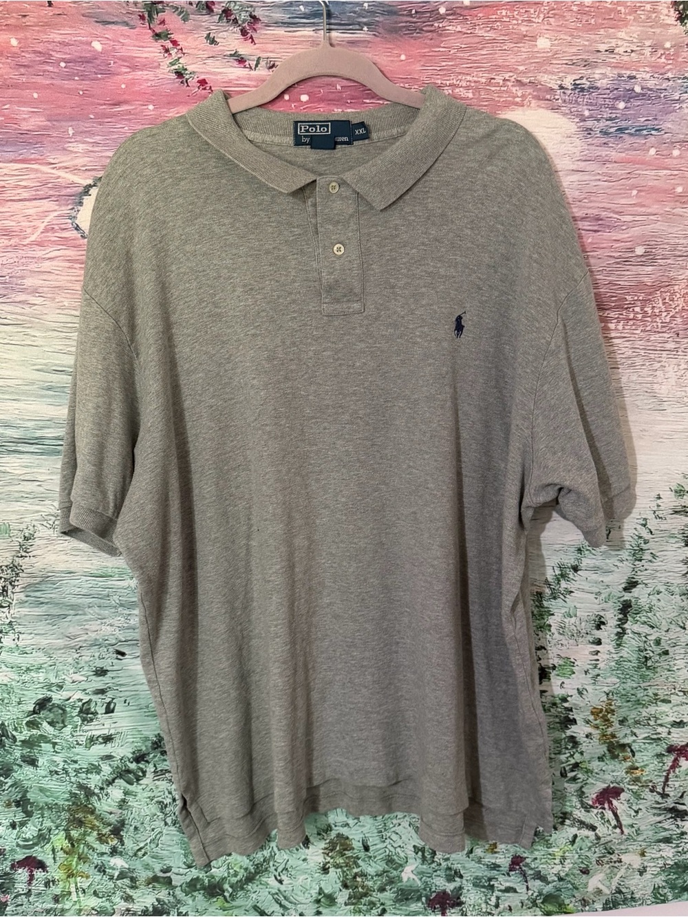 Polo by Ralph Lauren Men's Classic Grey Polo Shirt